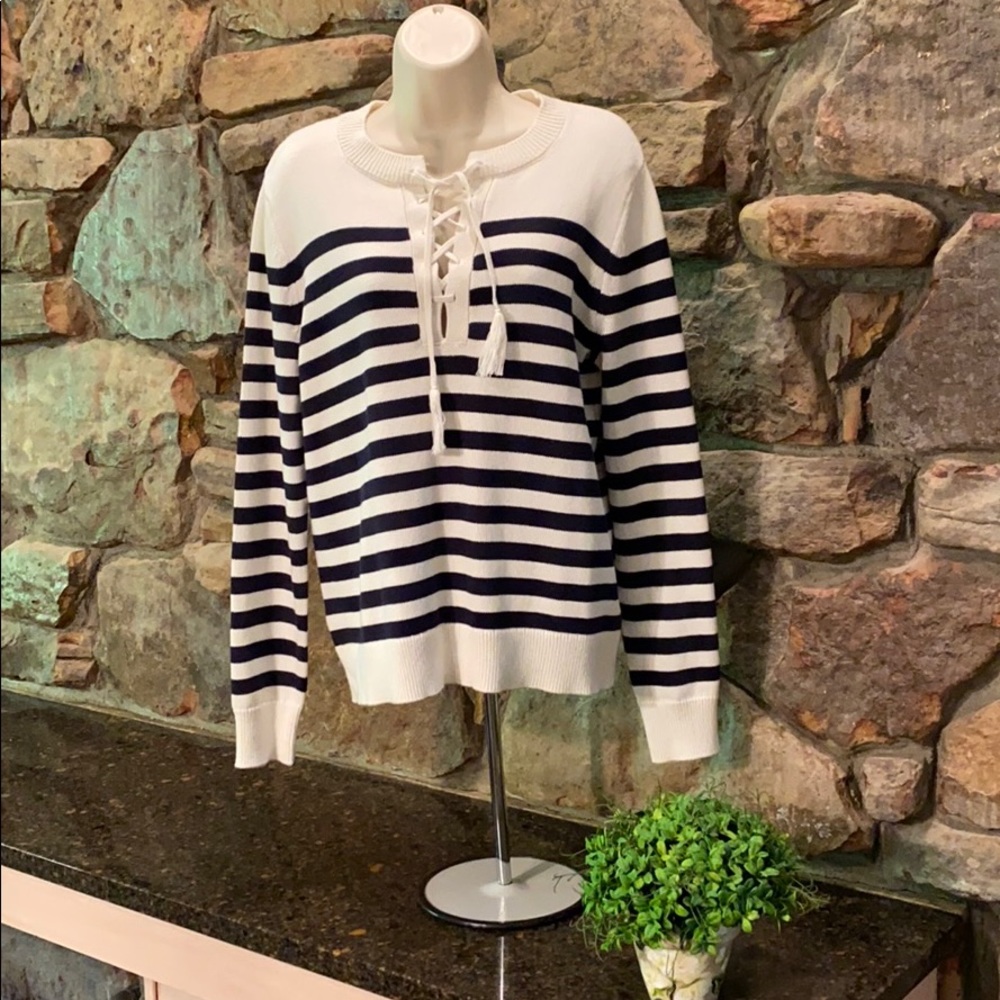 Banana Republic long sleeve striped sweater